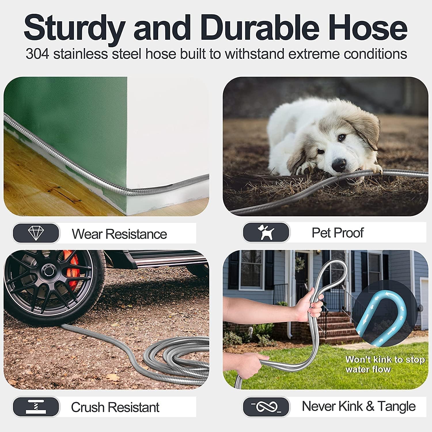 SPECILITE garden hose in use watering plants