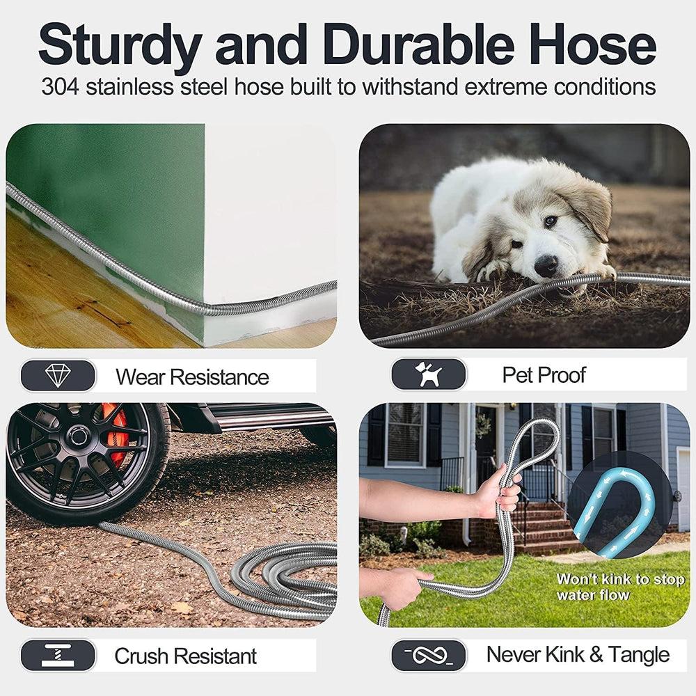 SPECILITE garden hose in use watering plants