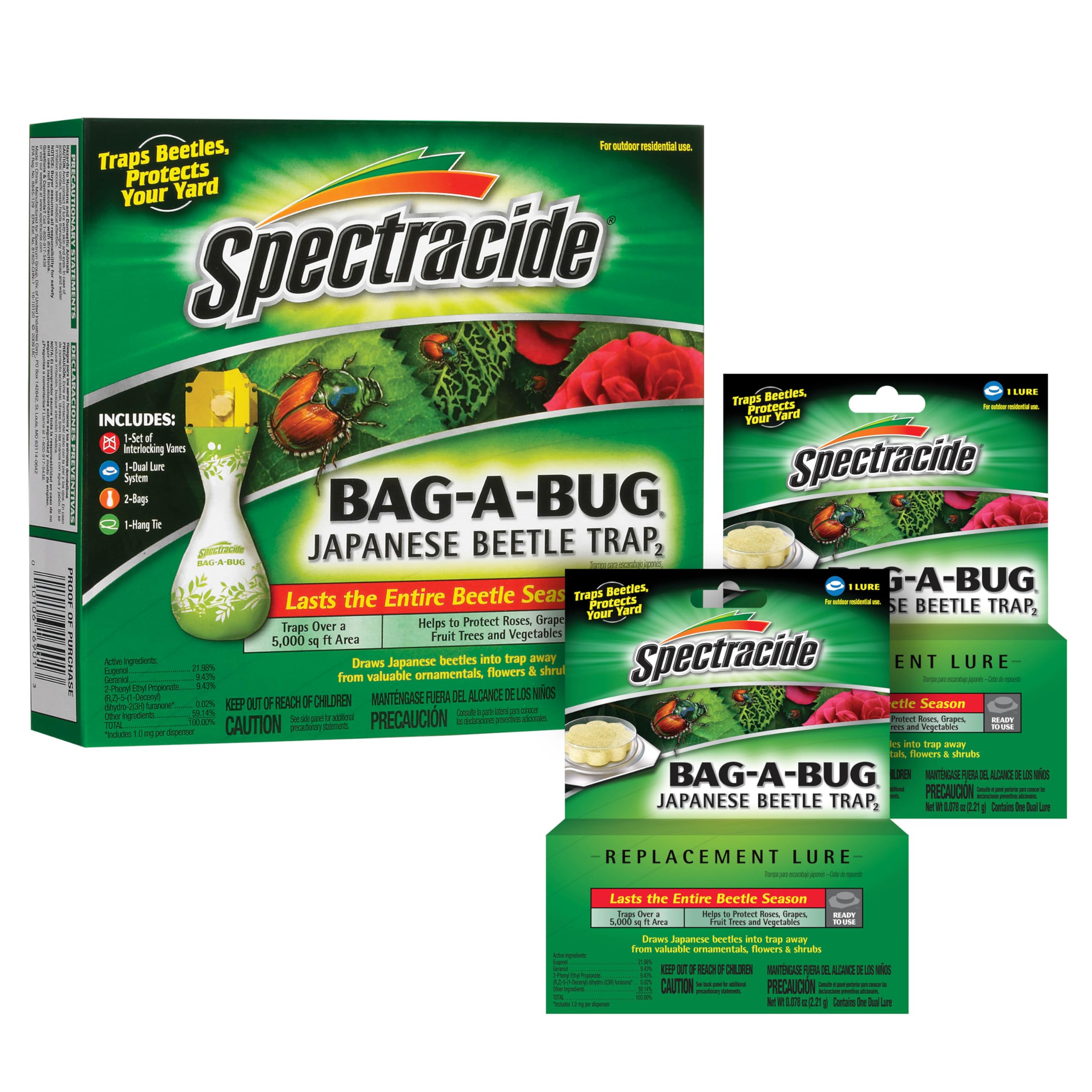 Spectracide Bag-A-Bug Japanese Beetle Trap assembled view