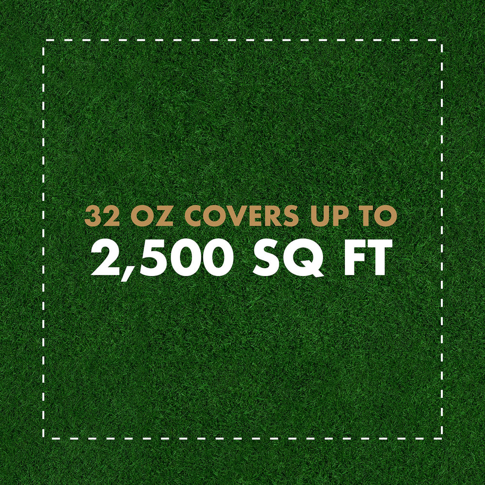 Spectracide Immunox 32 oz bottle next to healthy green grass