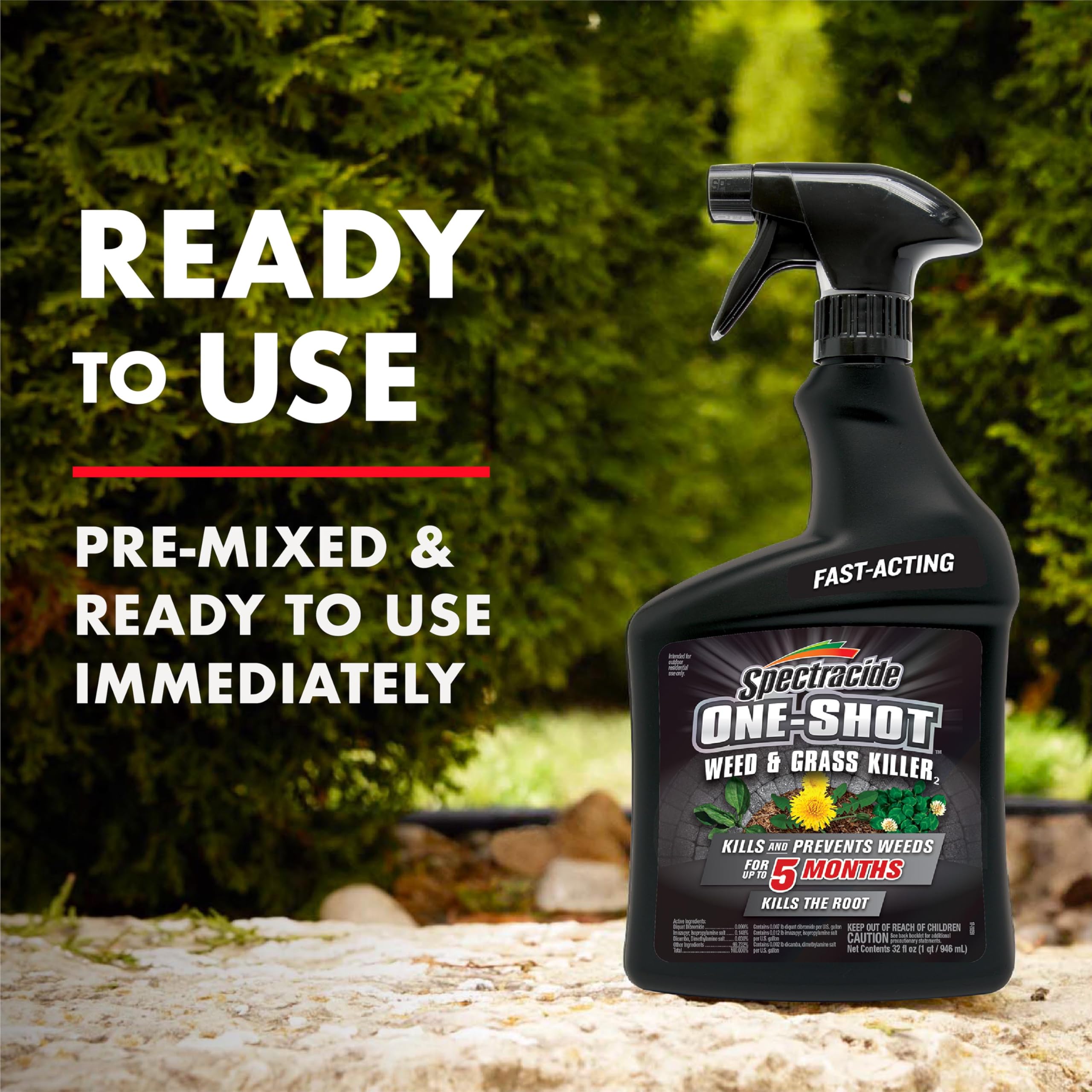 Spectracide One-Shot Weed & Grass Killer side view