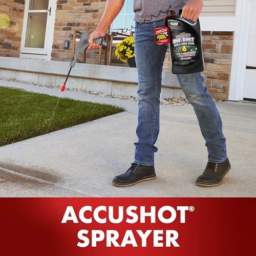 Spectracide One-Shot Weed & Grass Killer used in garden