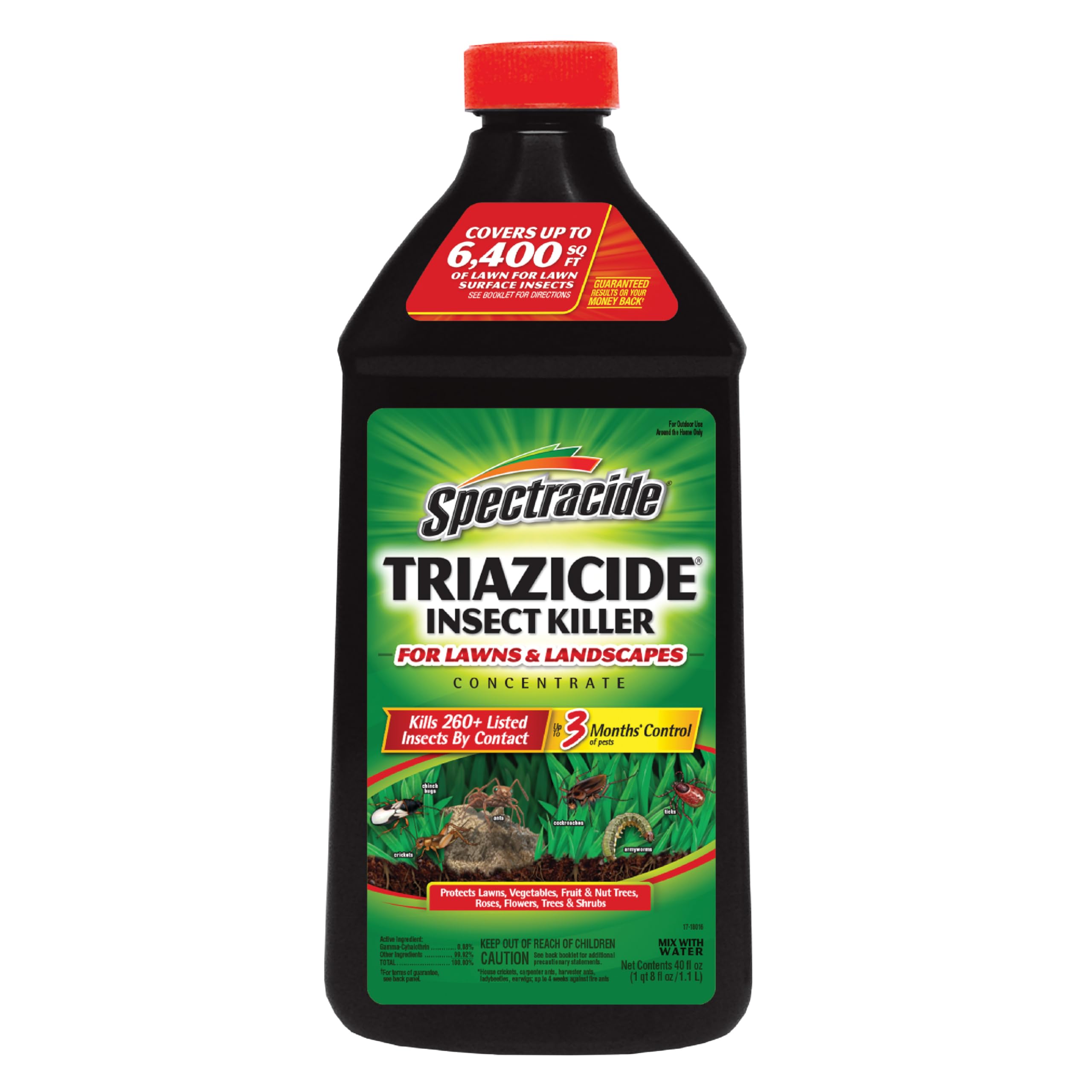 Spectracide Triazicide Insect Killer 40 Fl Oz concentrate front view