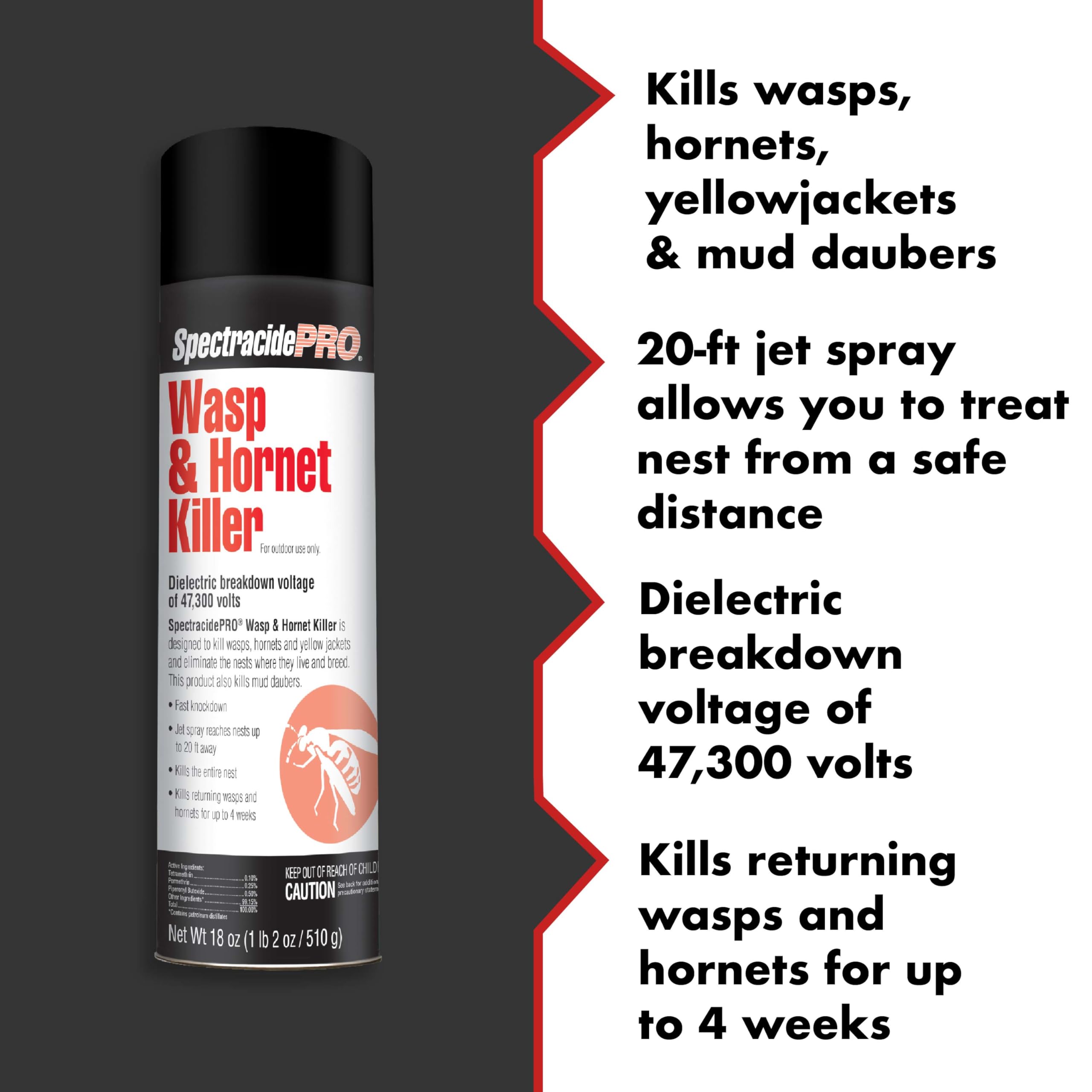 Spectracide Wasp & Hornet Killer Spray nozzle close-up