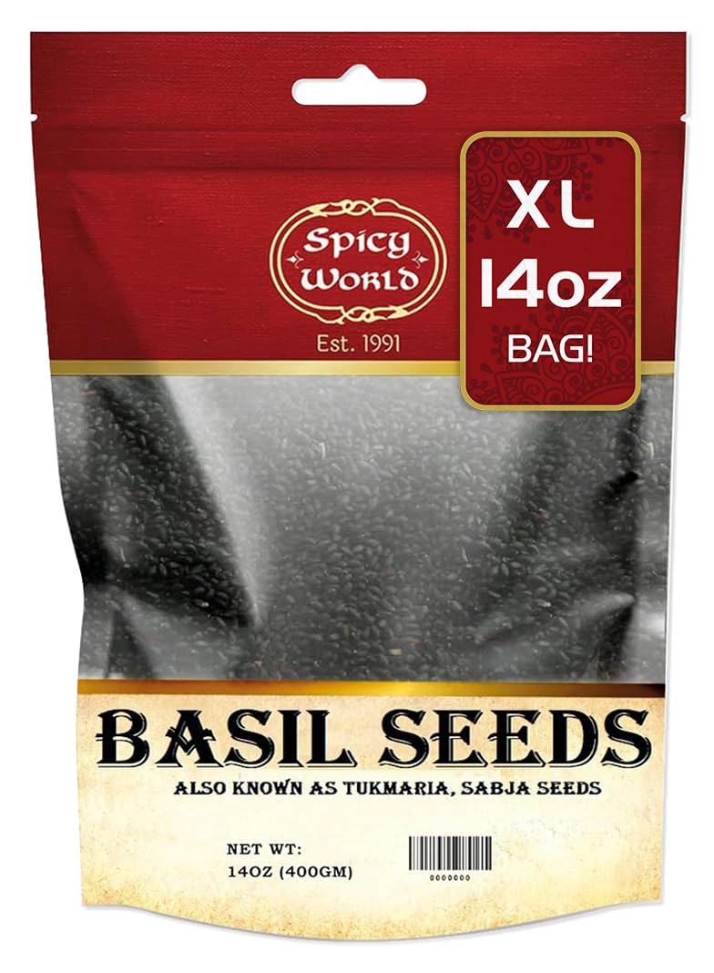 Spicy World Basil Seeds 14 Ounce bag front view
