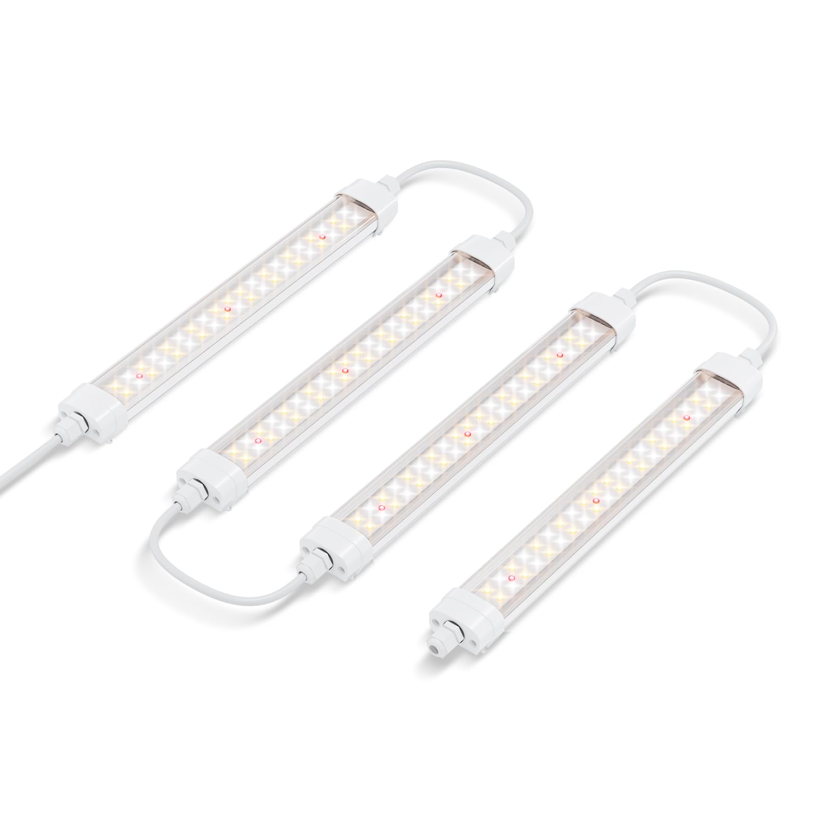 Spider Farmer Glow30 LED Grow Light Kit front view with four light bars