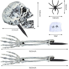 Spider web decoration included in LOYIN Halloween set