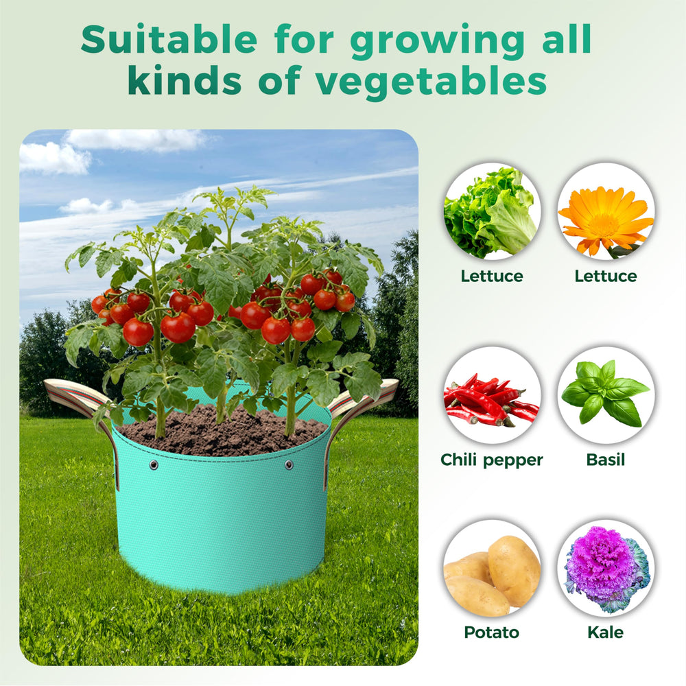 SPONDWILD Grow Bags stacked for storage