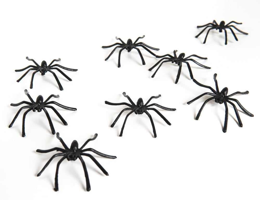 Spooky scene created with Happy Hippo spider web and spiders