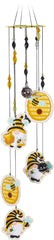 Spoontiques Bee Gnome Wind Chime 17 inches long with metal design