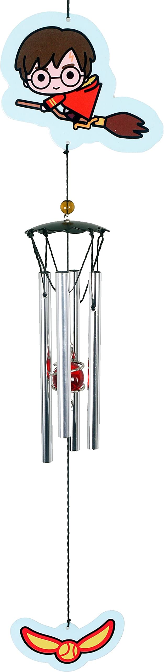 Spoontiques Harry Potter Flying Quidditch Wind Chime front view with multiple figures