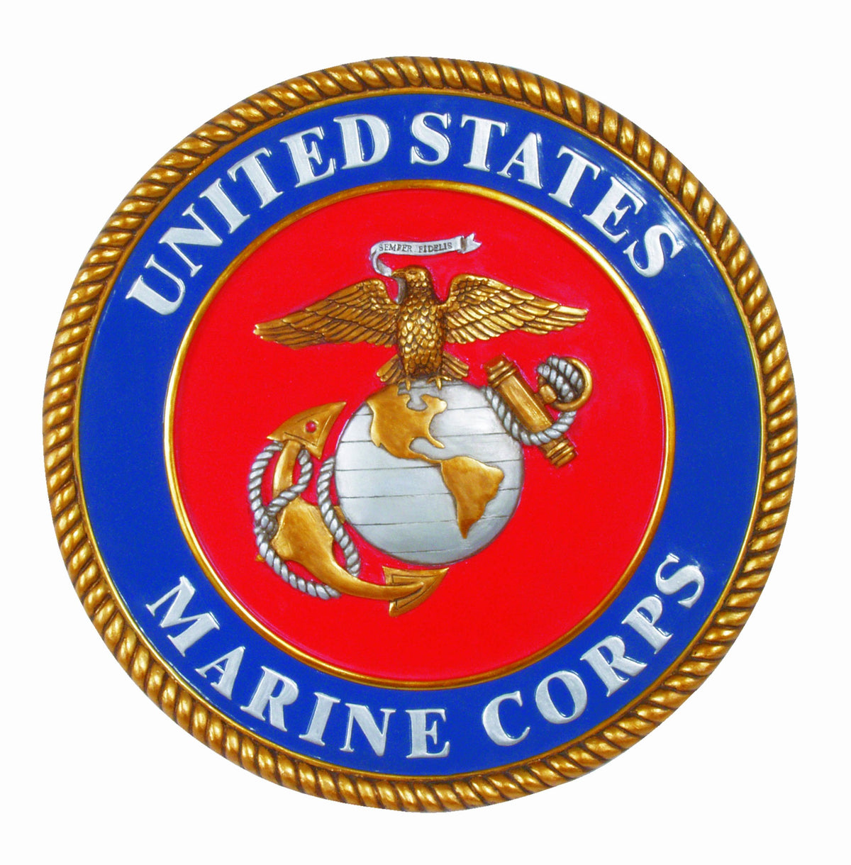 Spoontiques U.S. Marines Stepping Stone front view