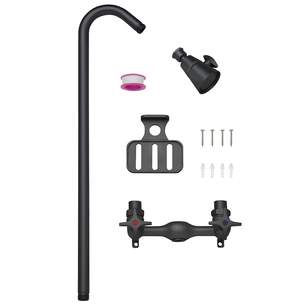 Spray nozzle design of Homewerks Outdoor Shower Kit