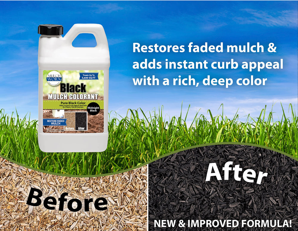 Spray nozzle of Mulch Worx Black Mulch Color Concentrate bottle