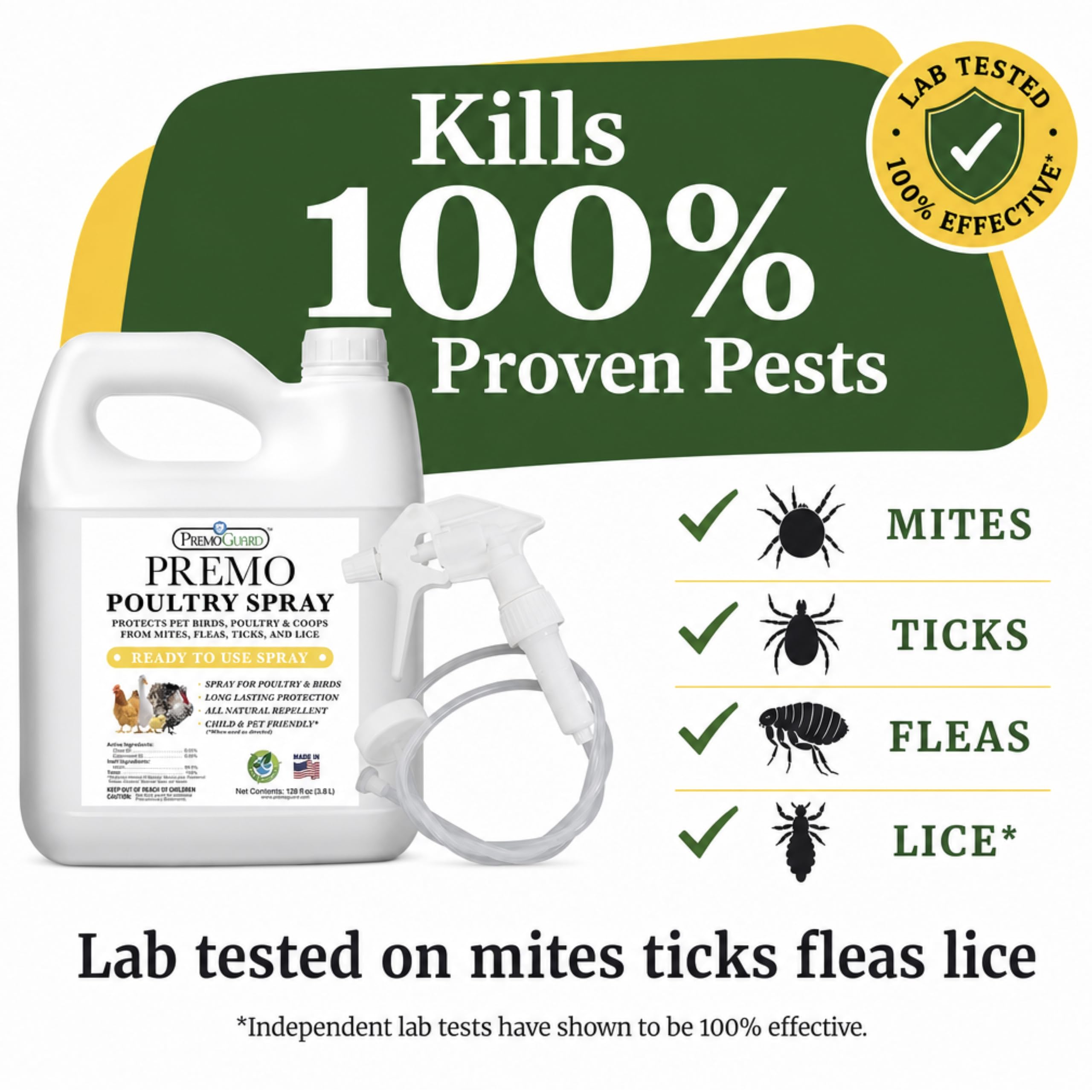 Spray nozzle of Premo Guard Natural Poultry Spray