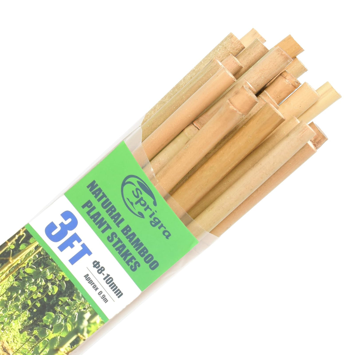 Sprigra Bamboo Stakes 3FT light brown color front view