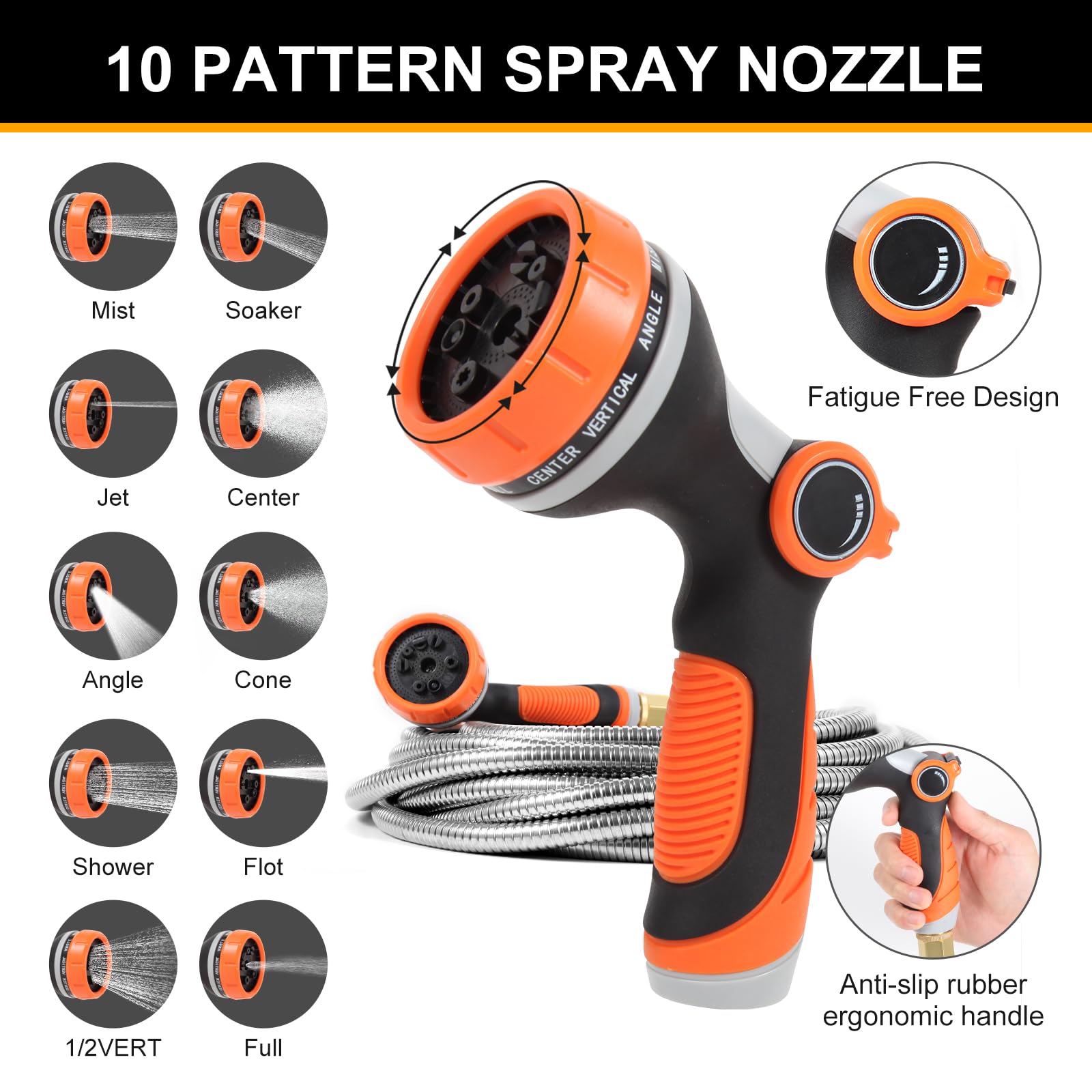 SPRIKIR 10-function nozzle in use watering plants