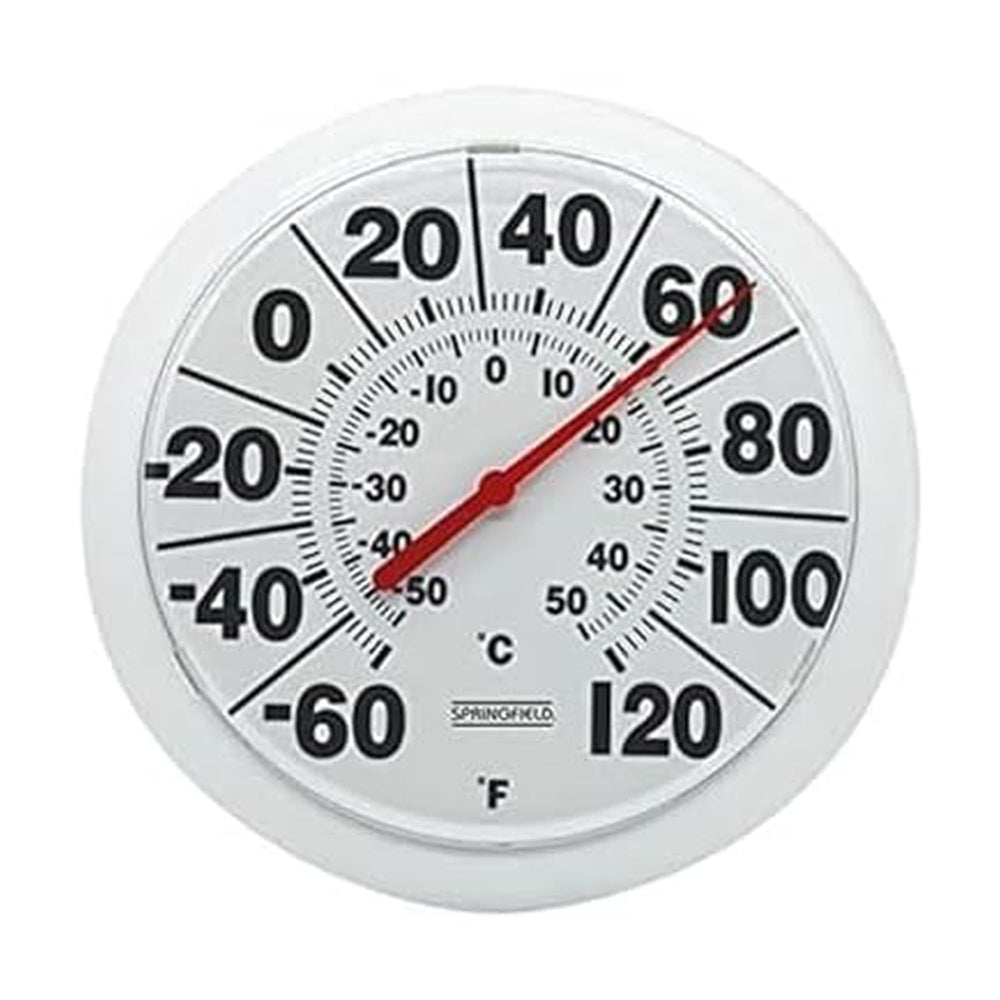 Springfield 8.5 Inch Round Dial Thermometer front view