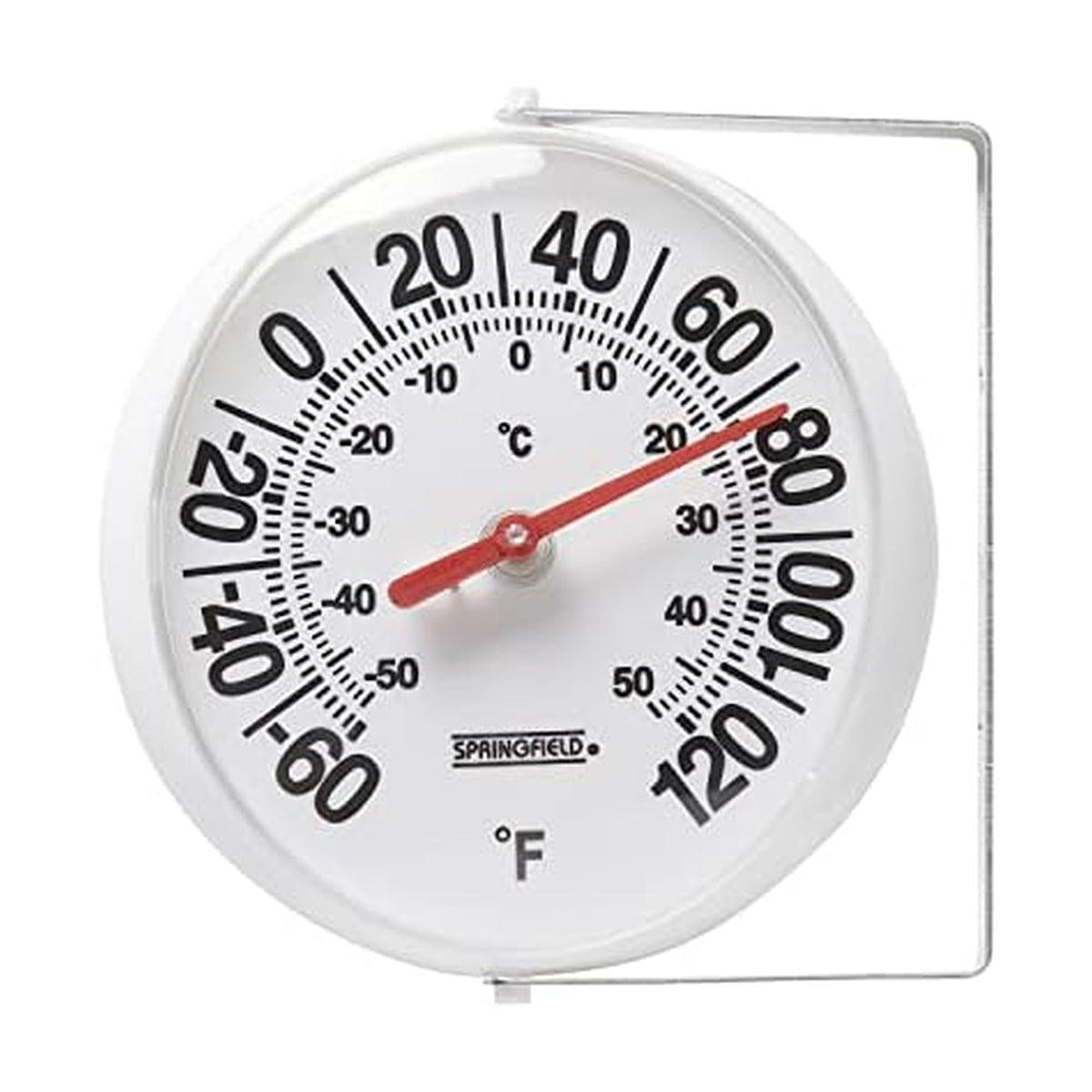 Springfield Big and Bold Thermometer front view with large numbers
