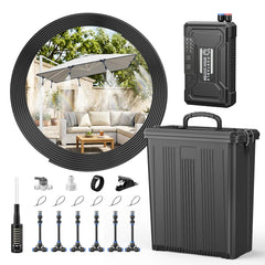 SprzAir Portable Misting System front view with 4-gallon tank