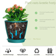 SQKH indoor plant pot with succulent inside