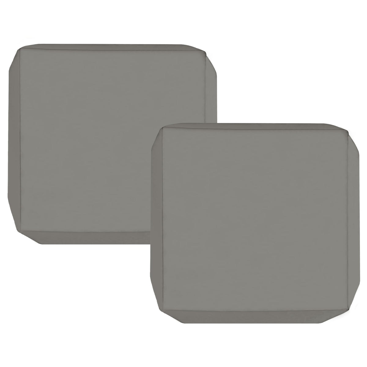 Sqodok 18x18 outdoor cushion cover grey front view