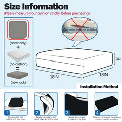 Sqodok cushion cover packaging and label
