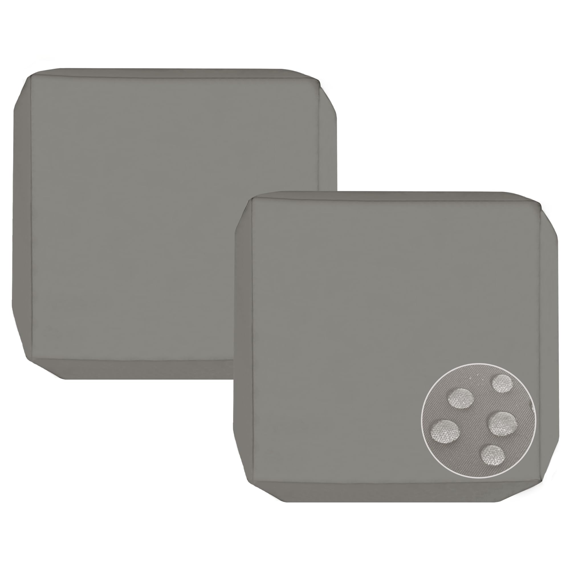 Sqodok Outdoor Cushion Cover, Grey, front view