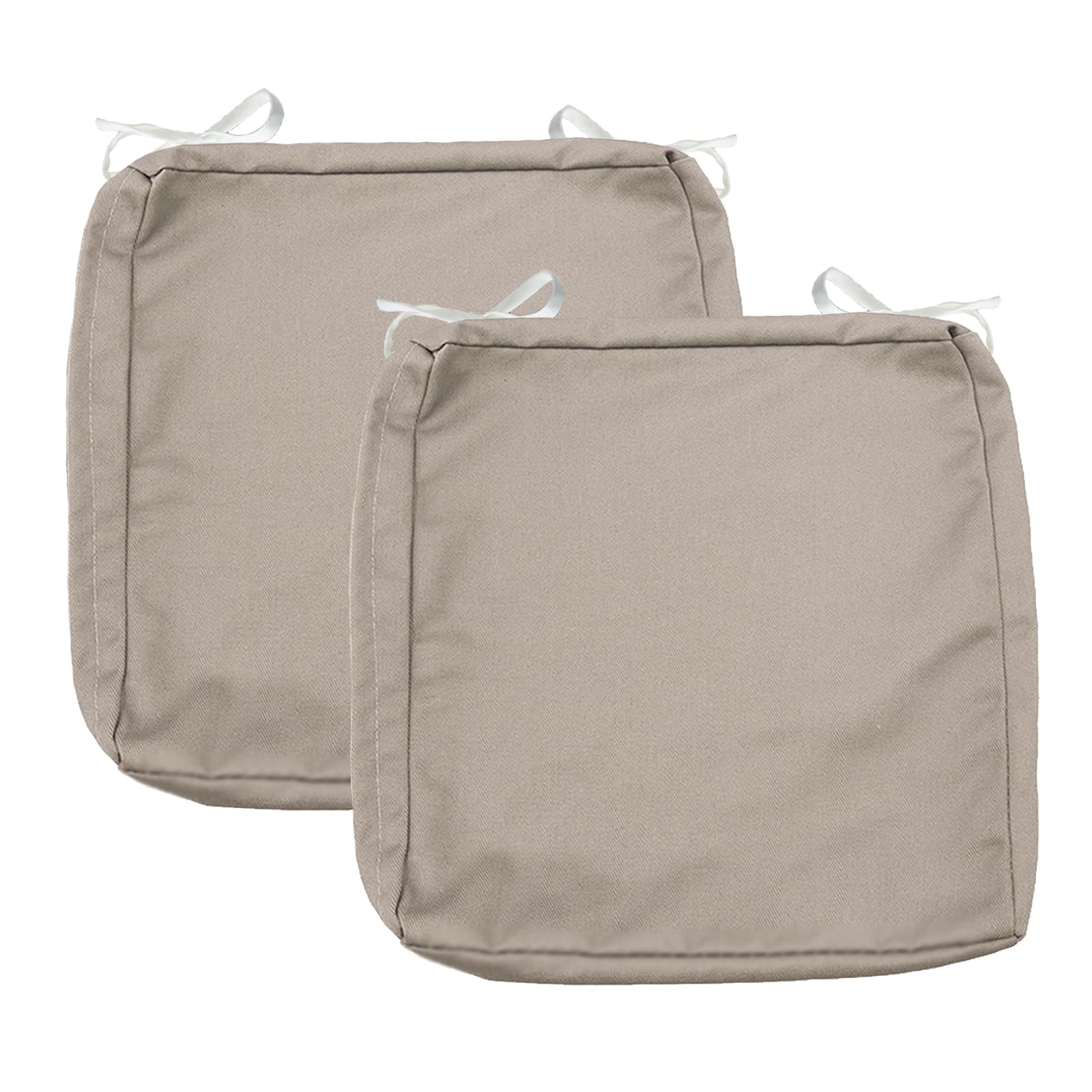 Sqodok Outdoor Cushion Covers 18x18 inch Tan front view