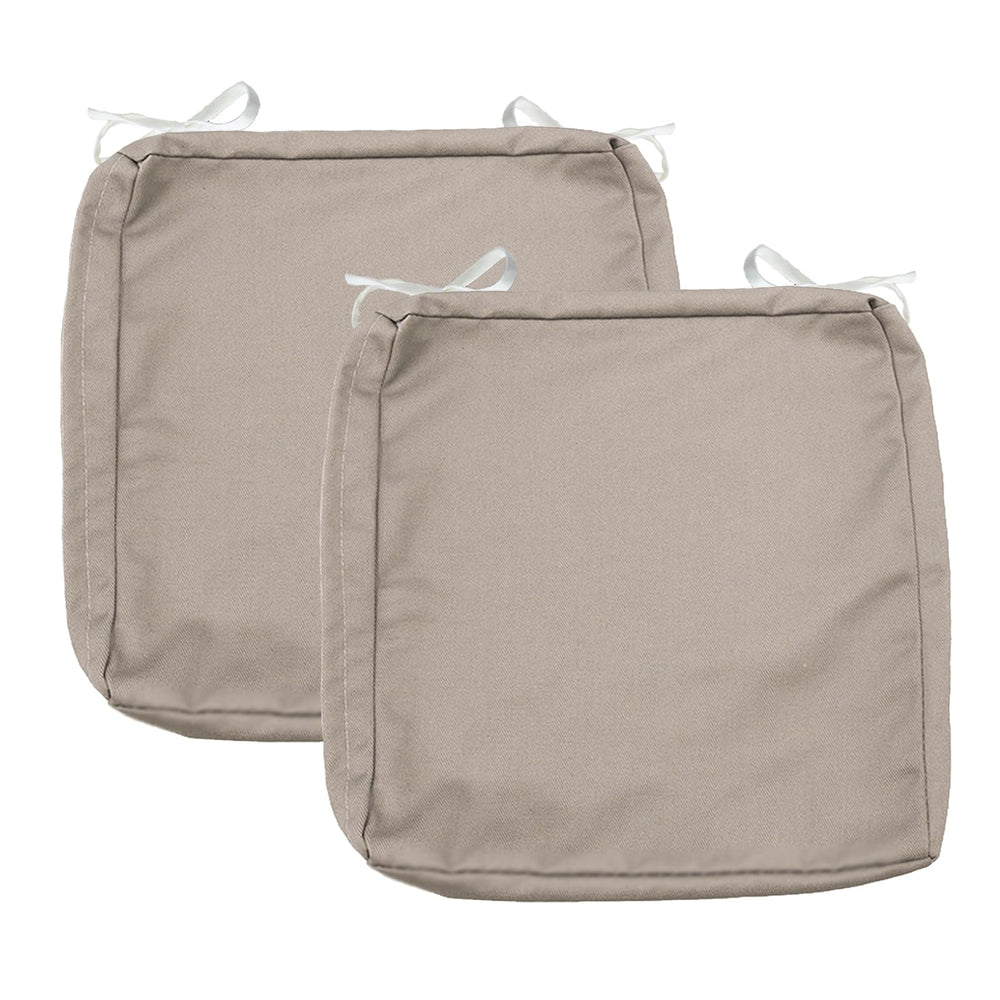 Sqodok Outdoor Cushion Covers 18x18 inch Tan front view