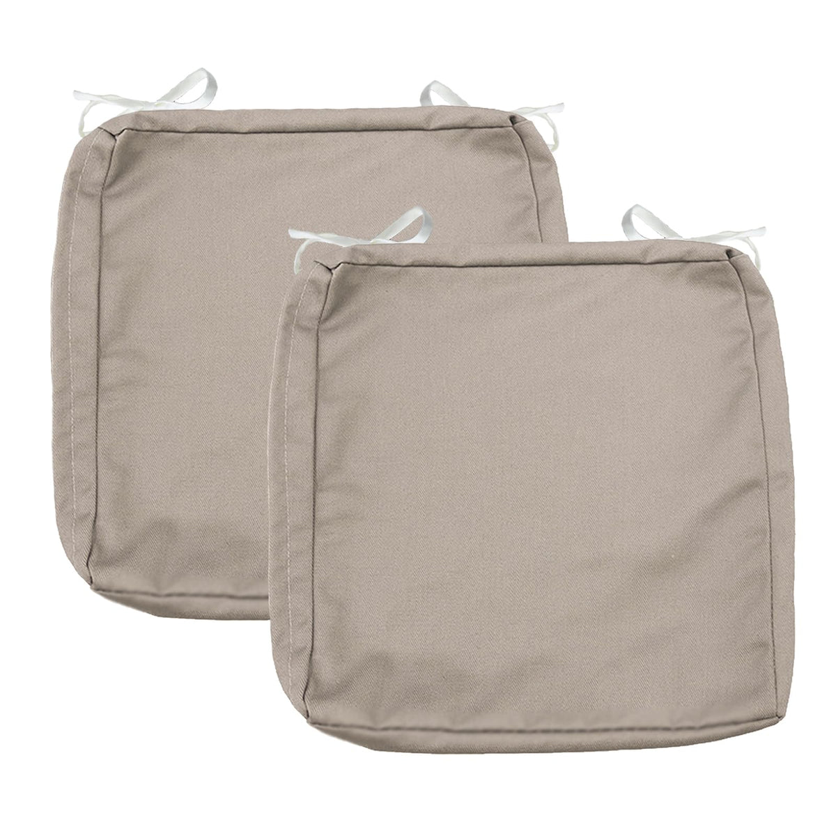 Sqodok Outdoor Cushion Covers 18x18 inch Tan front view