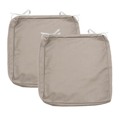 Sqodok Outdoor Cushion Covers 18x18 inch Tan front view