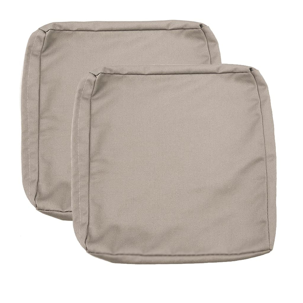Sqodok Outdoor Cushion Covers 24x24 inch tan colour front view