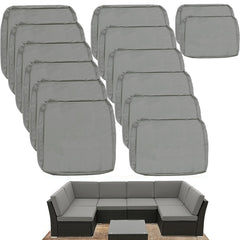 Sqodok Outdoor Cushion Covers pack of 14 in grey colour