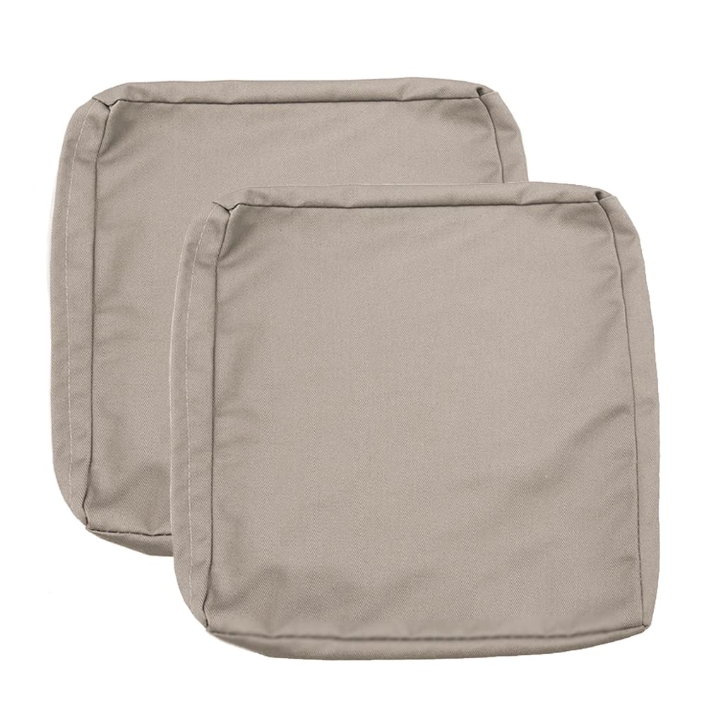 Sqodok Outdoor Cushion Covers Tan 22x20 inch front view