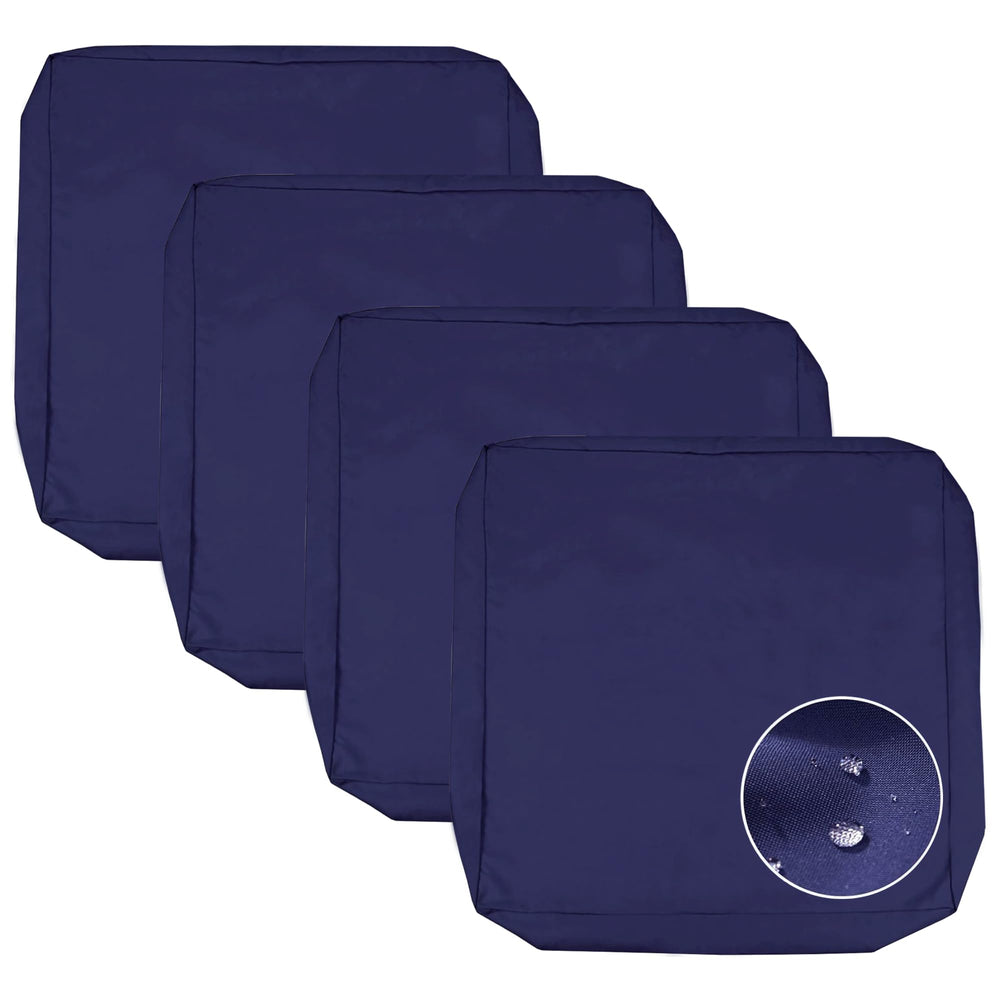 Sqodok Patio Cushion Cover 21x19 inch dark blue front view