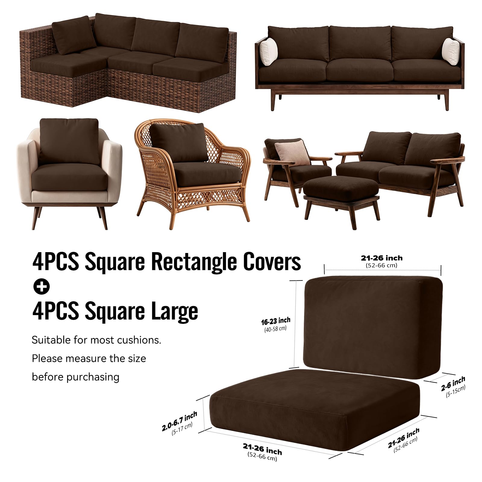 Square Large cushion cover from Vorshape on a patio furniture