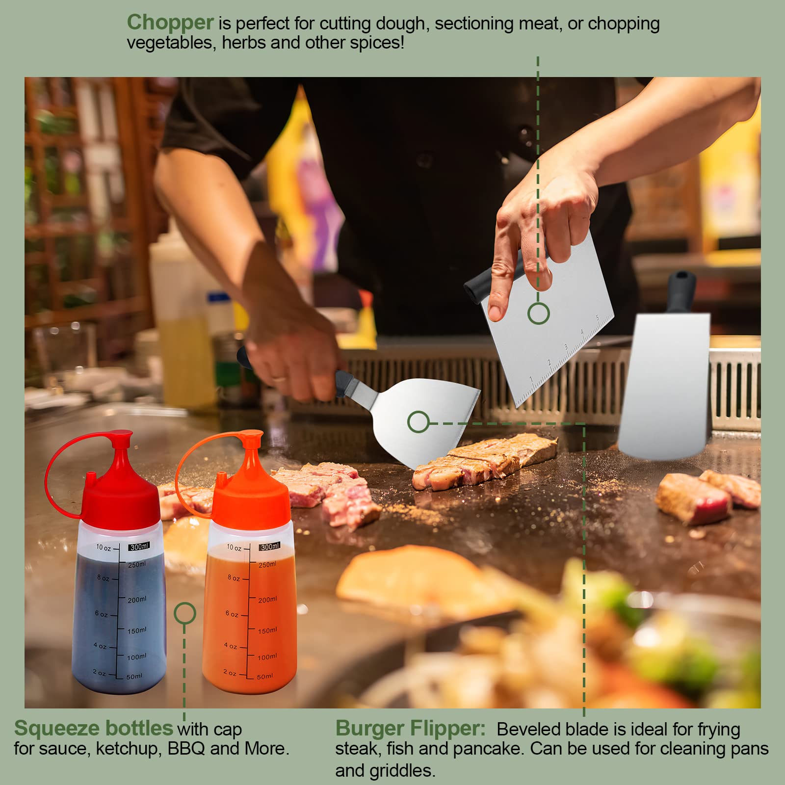 Squeeze bottles and spice shakers from EWFEN kit