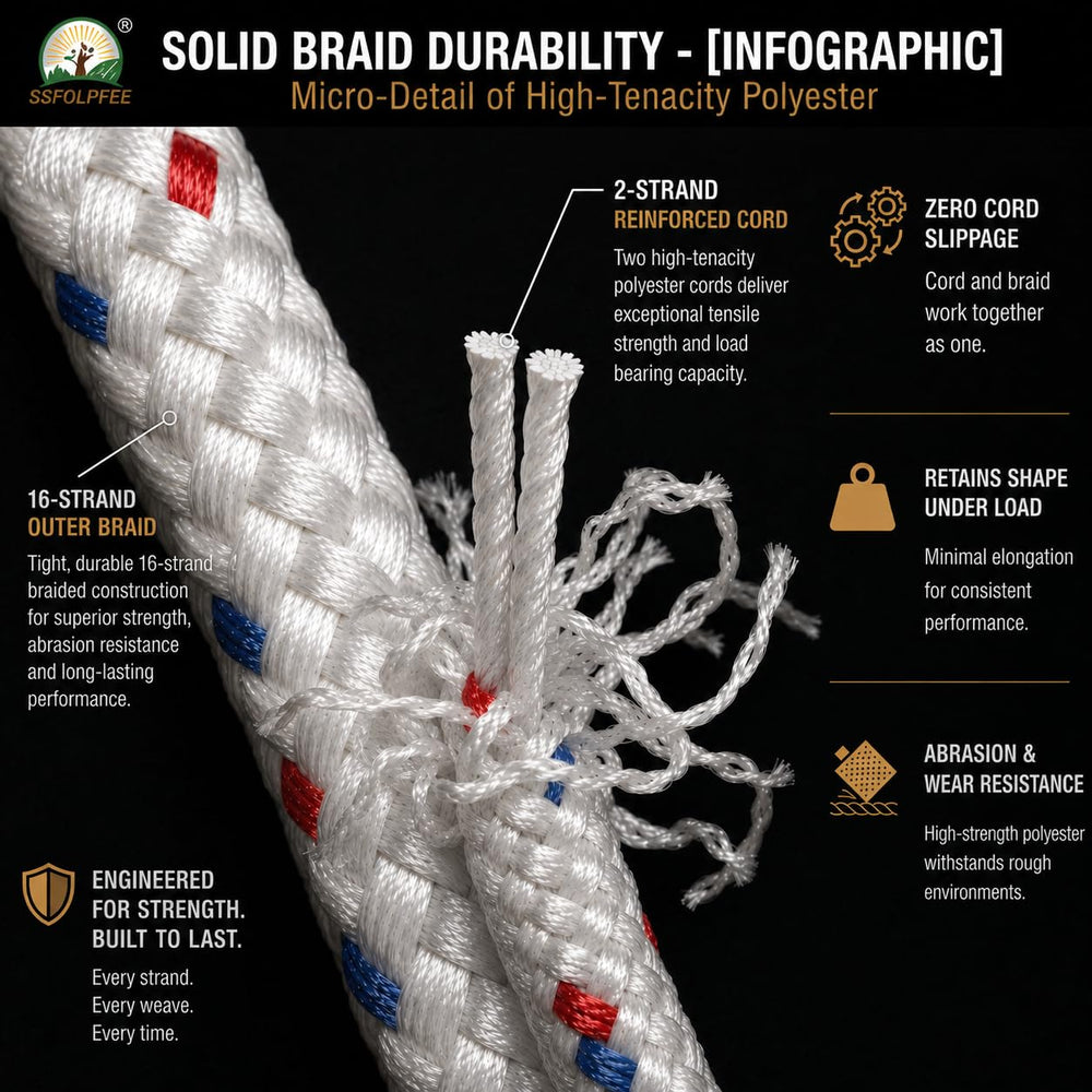 SSFOLPFEE pull cord rope with ergonomic handles