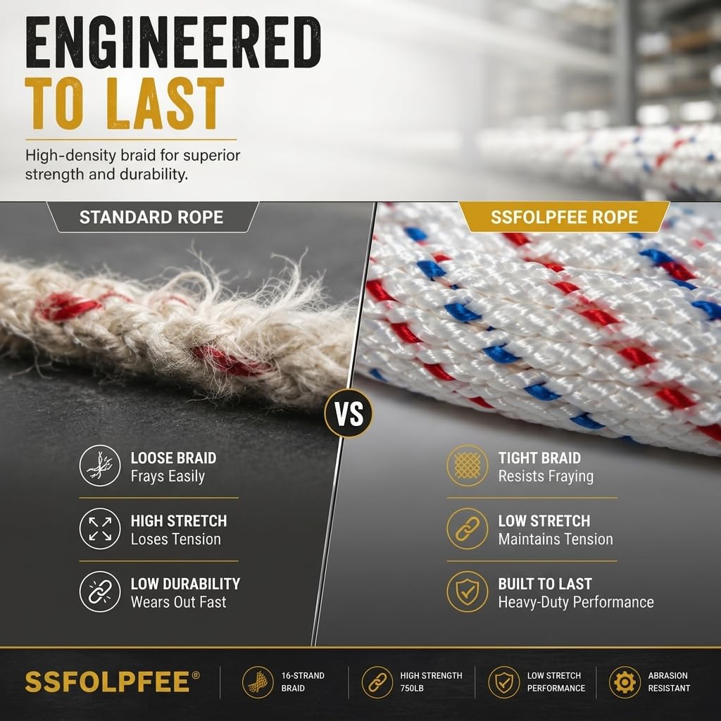 SSFOLPFEE starter rope in use on a lawn mower