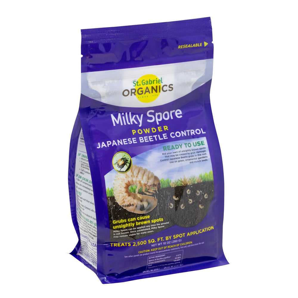 St. Gabriel Laboratories Milky Spore Powder 10oz front view