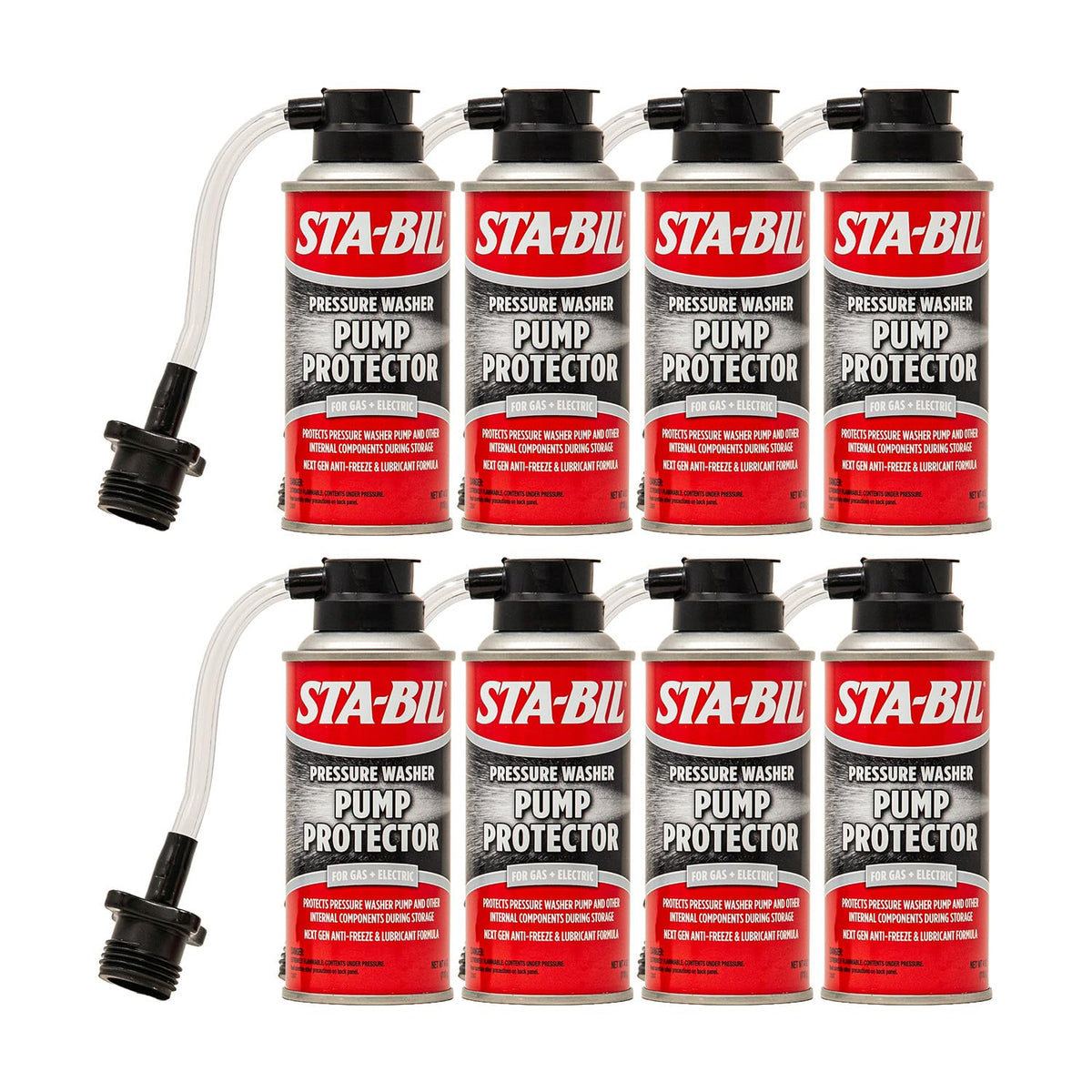 STA-BIL Pressure Washer Pump Protector 4 oz bottle front view