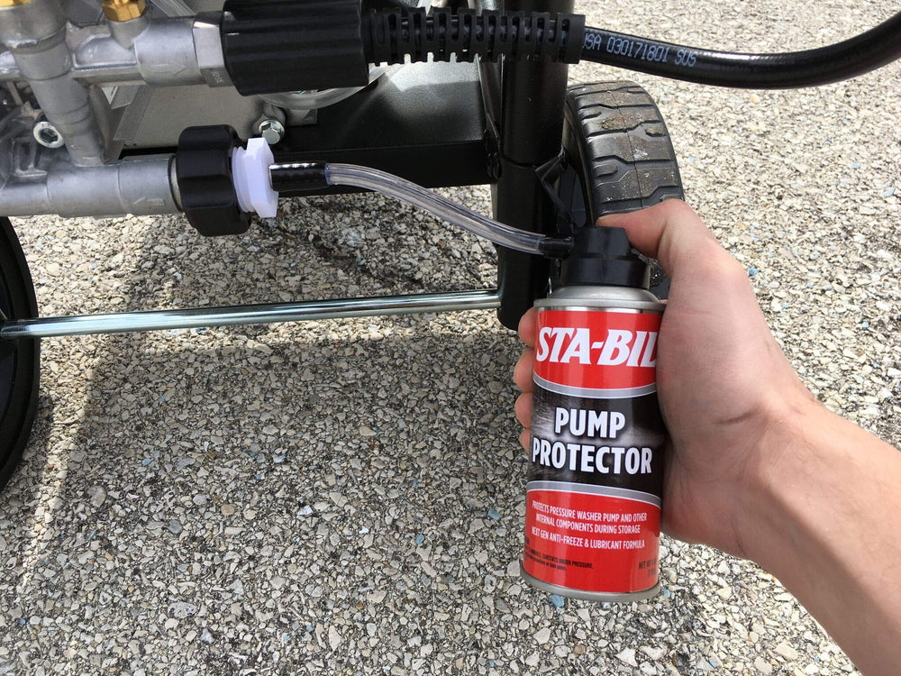 STA-BIL Pump Protector bottle with label details