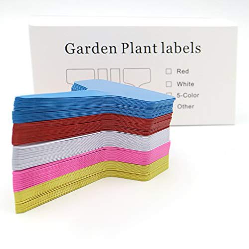 Stack of KINGLAKE plant labels showcasing size and colour variety