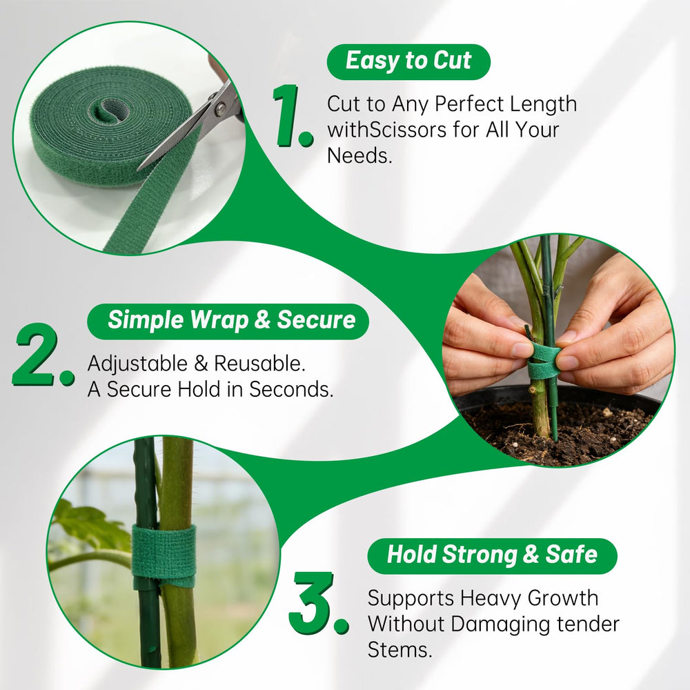 Stackable design of IKKAB plant support stakes
