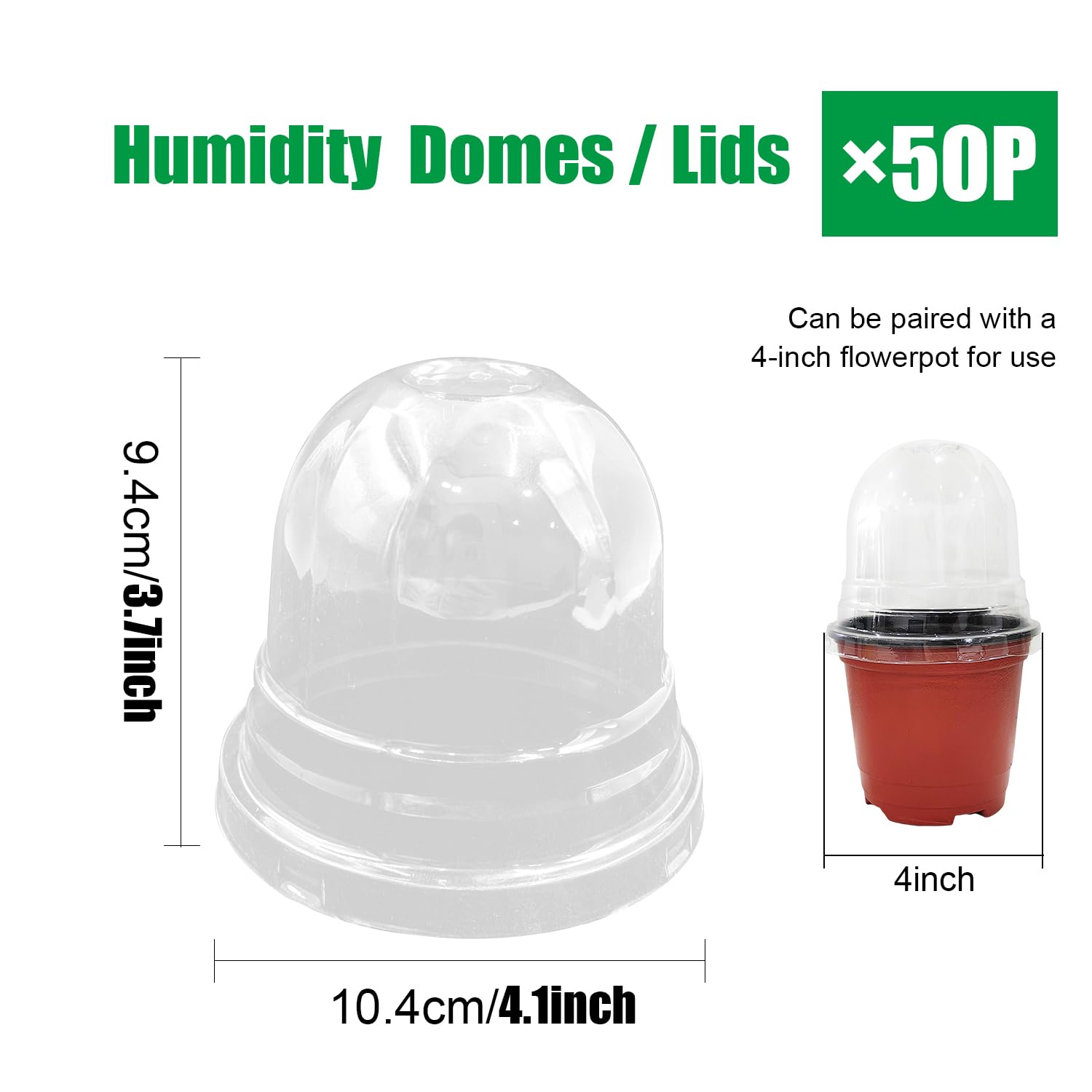 Stackable design of RooTrimmer humidity domes