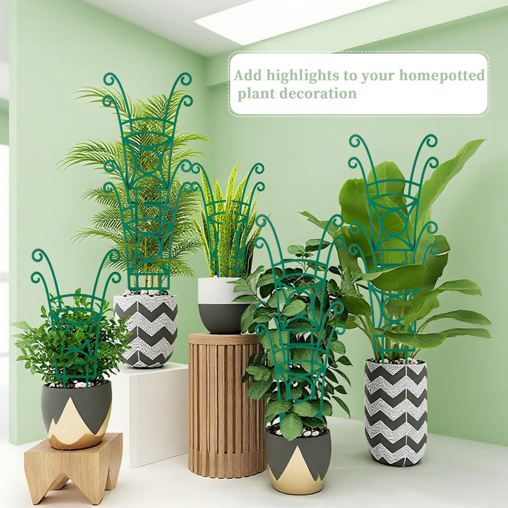 Stacked Yhtpouqe plant trellis for taller plants
