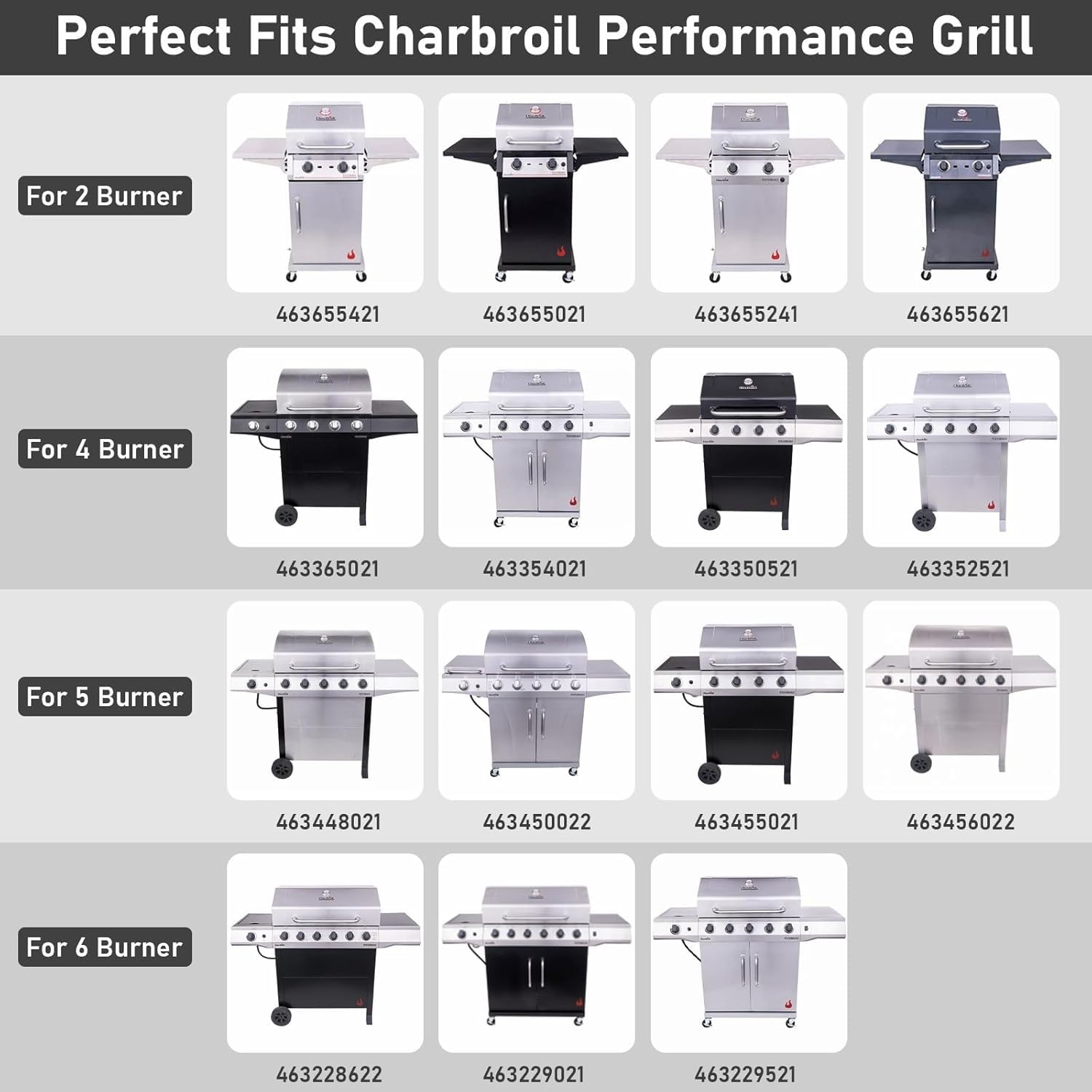 Stainless steel burner tube from Uniflasy for CharBroil grill