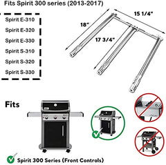 Stainless steel flavorizer bars included in the grill parts kit