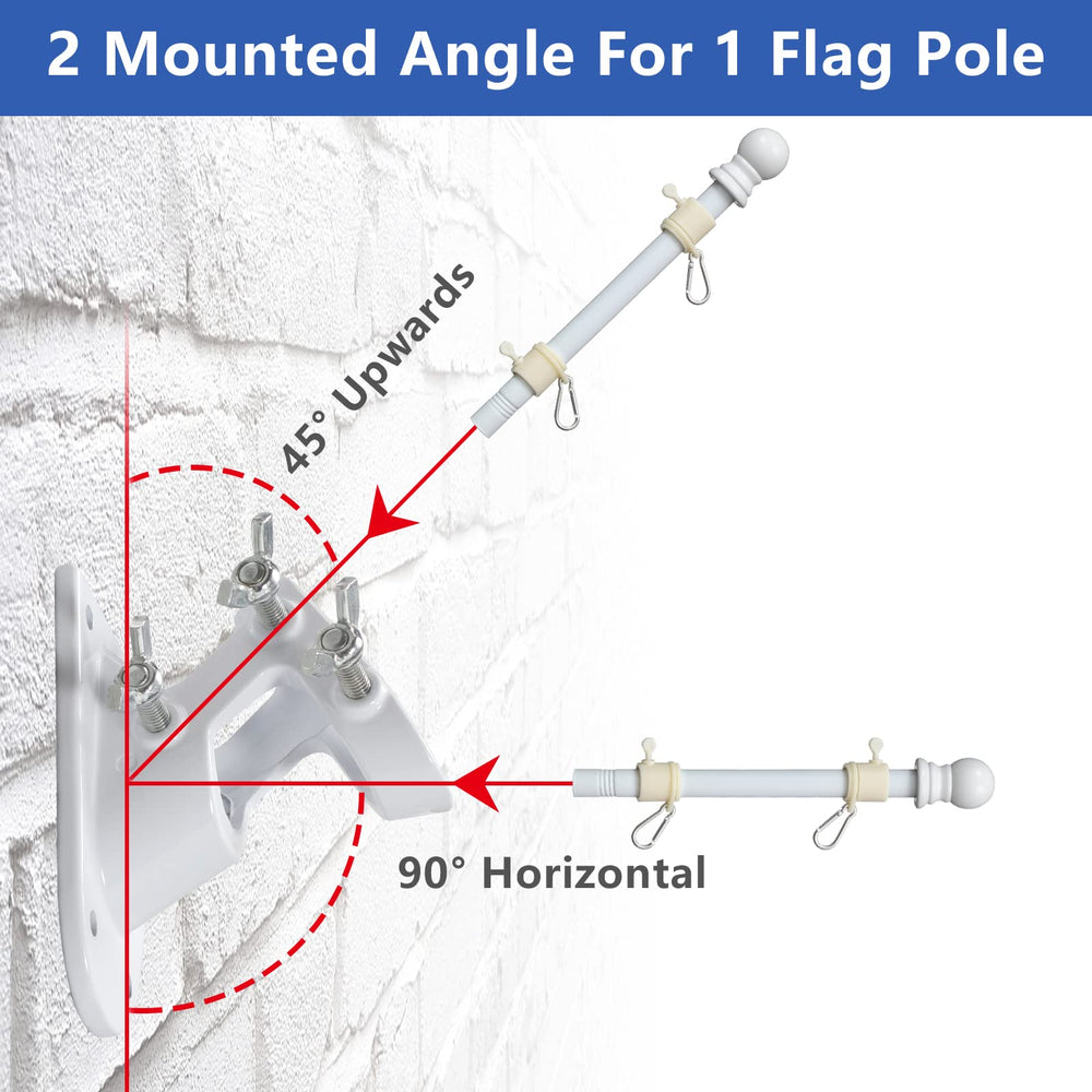Stainless steel material of Barcetine flag pole close-up